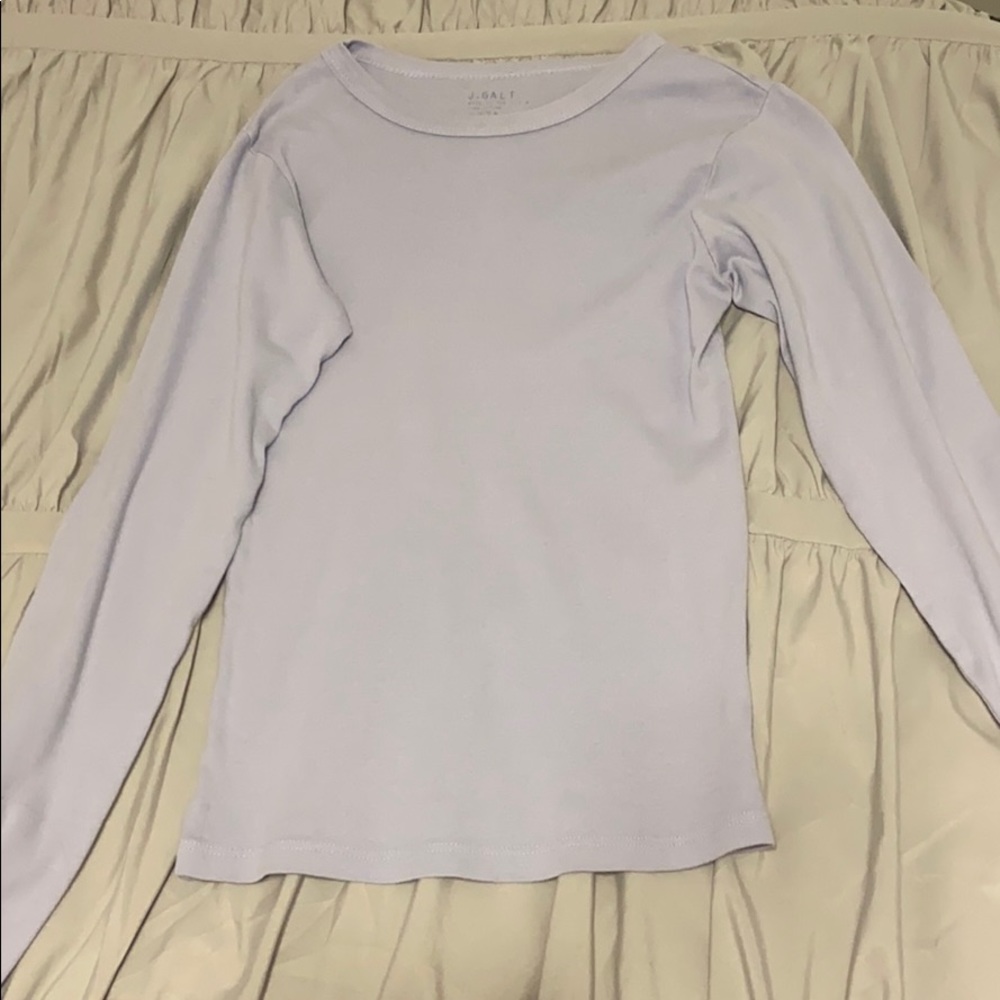 brandy melville periwinkle long sleeve shirt